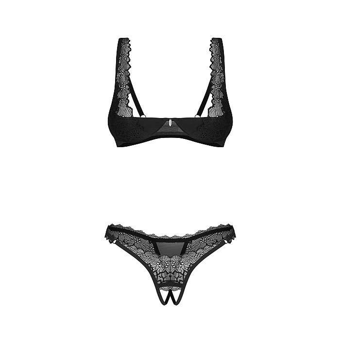 Комплект Obsessive Deina More 2-pcs crotchless set L/XL
