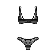 Комплект Obsessive Deina More 2-pcs crotchless set L/XL