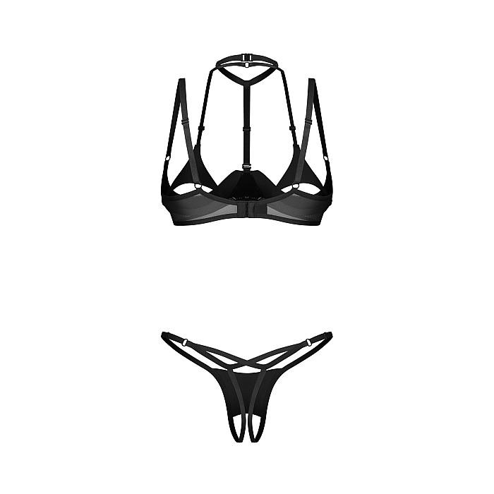 Комплект Obsessive Rolleya 2-pcs crotchless set S/M
