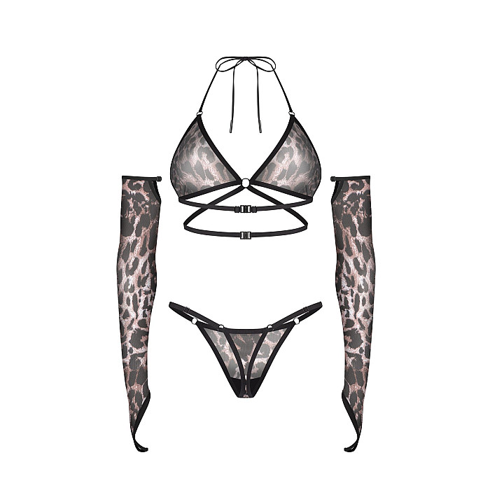 Комплект Obsessive Addia 3-pcs set L/XL