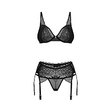 Комплект Obsessive Deina More 3-pcs set S/M