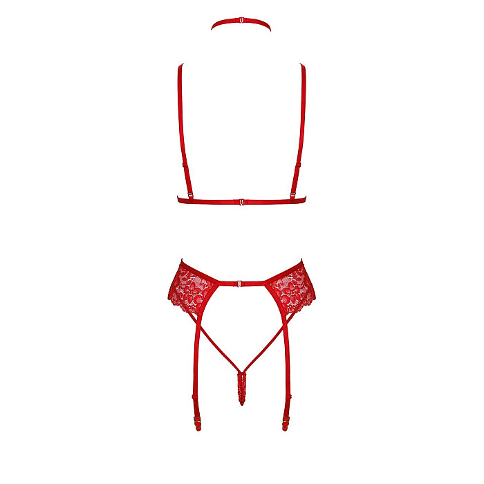 Комплект Kissable Bondage Kiss Set Red L/XL