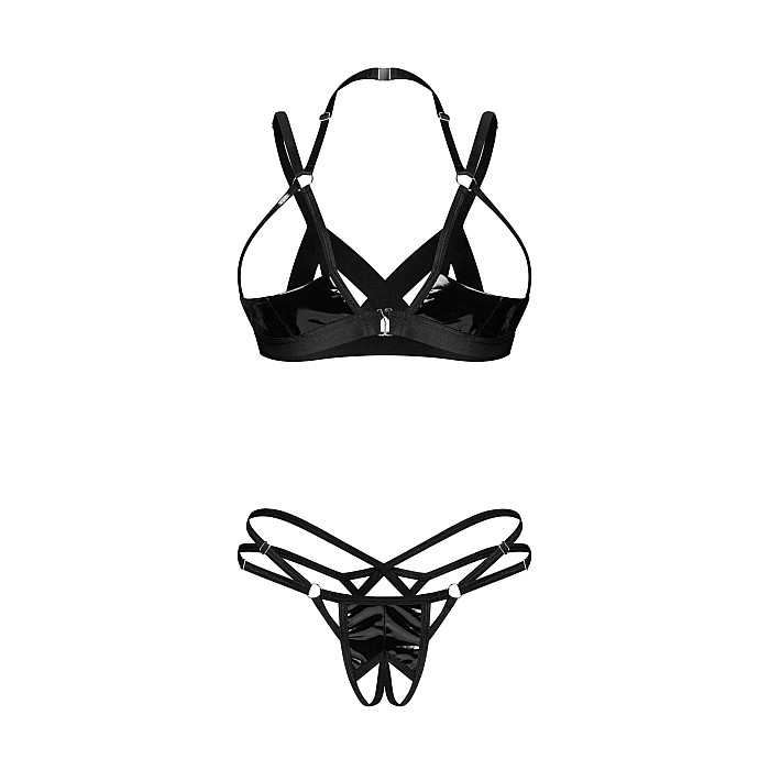 Комплект Obsessive Keira Lise 2-pcs crotchless set S/M