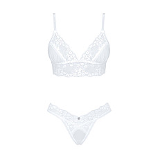 Эротический комплект Obsessive Heavenlly 2-pcs set XL/2XL, бюстгальтер и танга