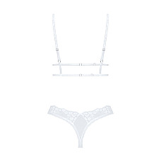 Эротический комплект Obsessive Heavenlly 2-pcs set XL/2XL, бюстгальтер и танга
