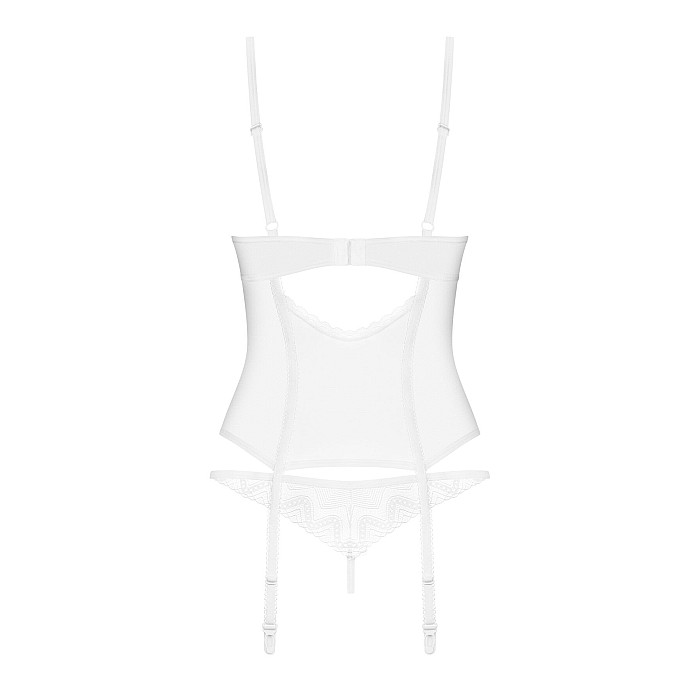 Корсет Obsessive Alissium corset & thong XS/S