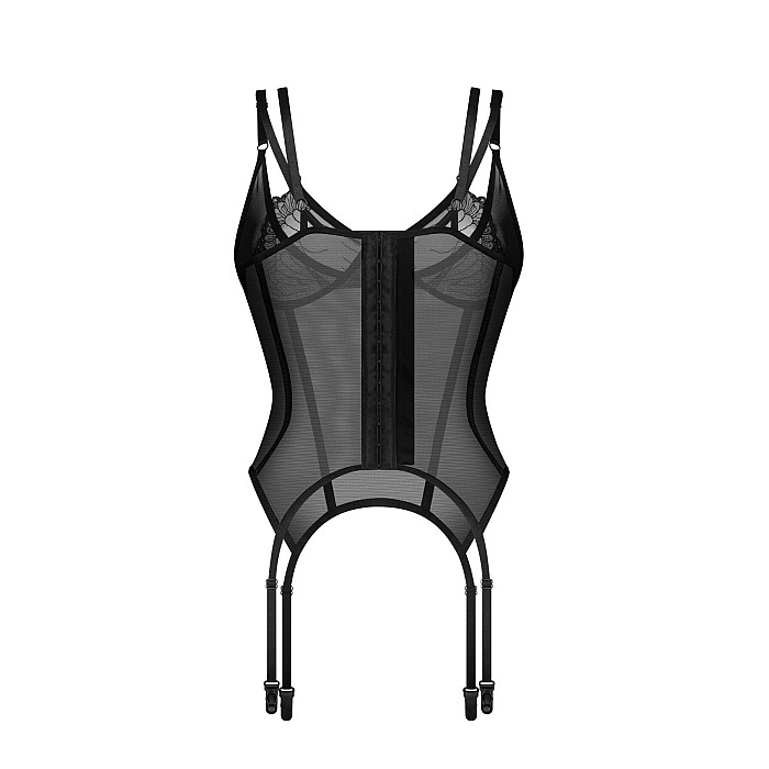 Корсет Obsessive Arrowel Black corset L/XL