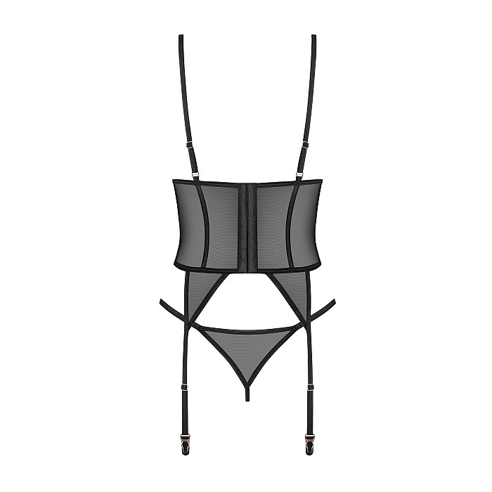 Корсет Obsessive Euridia corset & tanga M/L