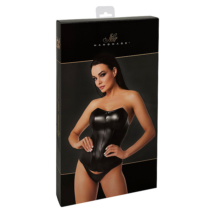 Корсет Noir Handmade F334 Powerwetlook corset - 6XL