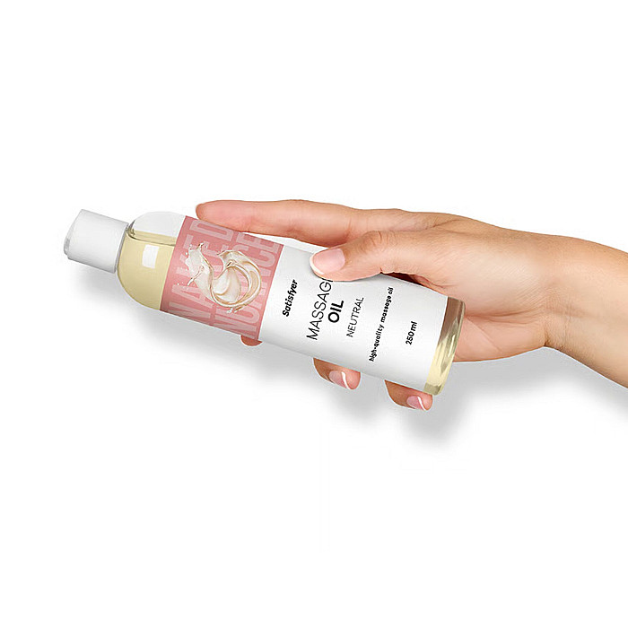 Розпродаж!!! Масажна олія Satisfyer Massage Oil Neutral 250 мл (термін 30.04.2027)