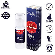 Распродажа!!! Съедобное массажное масло MAI Attraction Mojito Hot Kiss 50 мл (срок 09.2026)
