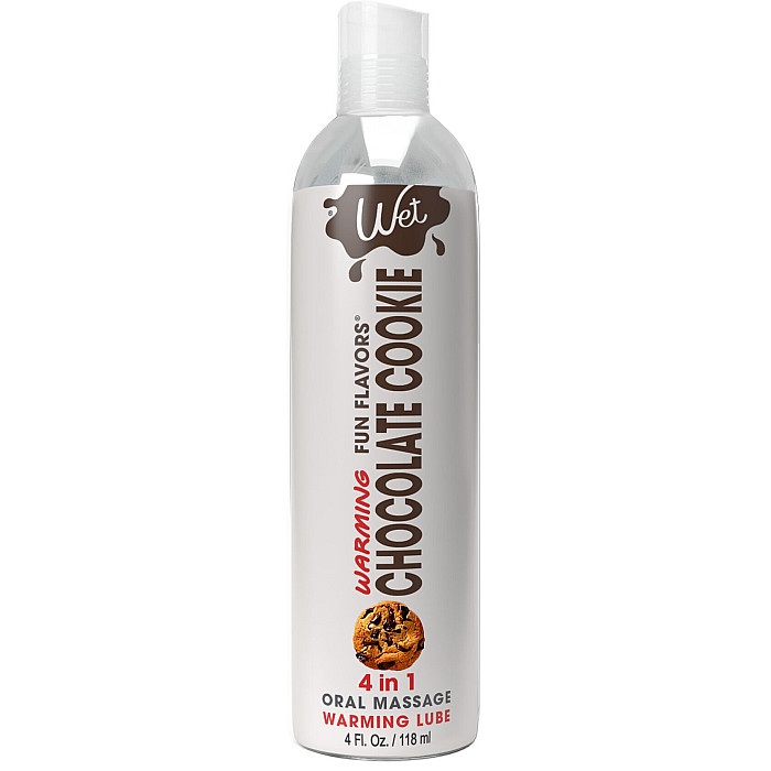 Распродажа!!! Согревающий лубрикант Wet Warming Chocolate Cookie 4in1, 118мл (срок 30.09.2026)