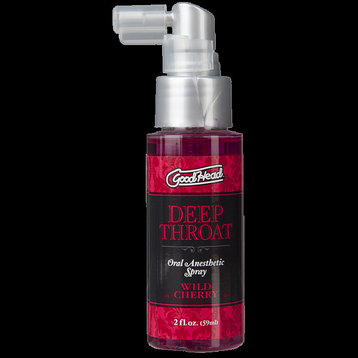 Спрей для мінету Doc Johnson GoodHead DeepThroat Spray - Cherry 59 мл (м'яте паковання!!!)