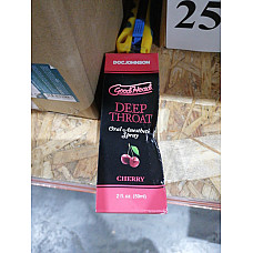 Спрей для мінету Doc Johnson GoodHead DeepThroat Spray - Cherry 59 мл (м'яте паковання!!!)