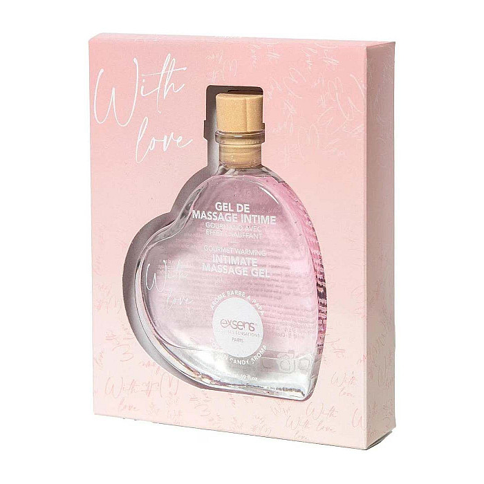 Розпродаж!!! Масажний гель EXSENS With Love Cotton Candy 50 мл (термін 04.2027)