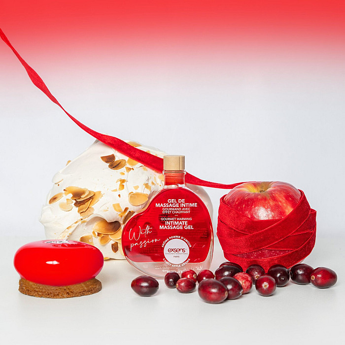 Розпродаж!!! Масажний гель EXSENS With Passion Candy Apple 50 мл (термін 04.2027)