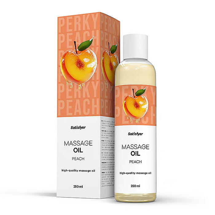 Распродажа!!! Массажное масло Satisfyer Massage Oil Peach 250 мл (срок 30.04.2027)
