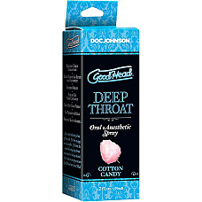 Спрей для мінету Doc Johnson GoodHead DeepThroat - Cotton Candy 59 мл (м'яте паковання!!!)