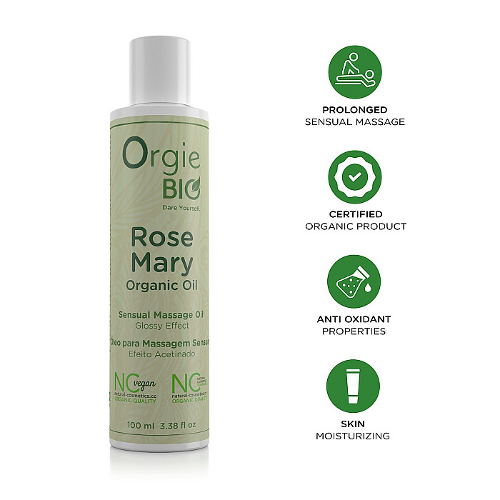 Распродажа!!! Массажное масло Orgie – Bio Rosemary Organic Oil 100 мл (срок 26.07.2026)