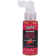 Спрей для мінету Doc Johnson GoodHead DeepThroat Spray - Sweet Strawberry 59мл (м'яте паковання!!!)