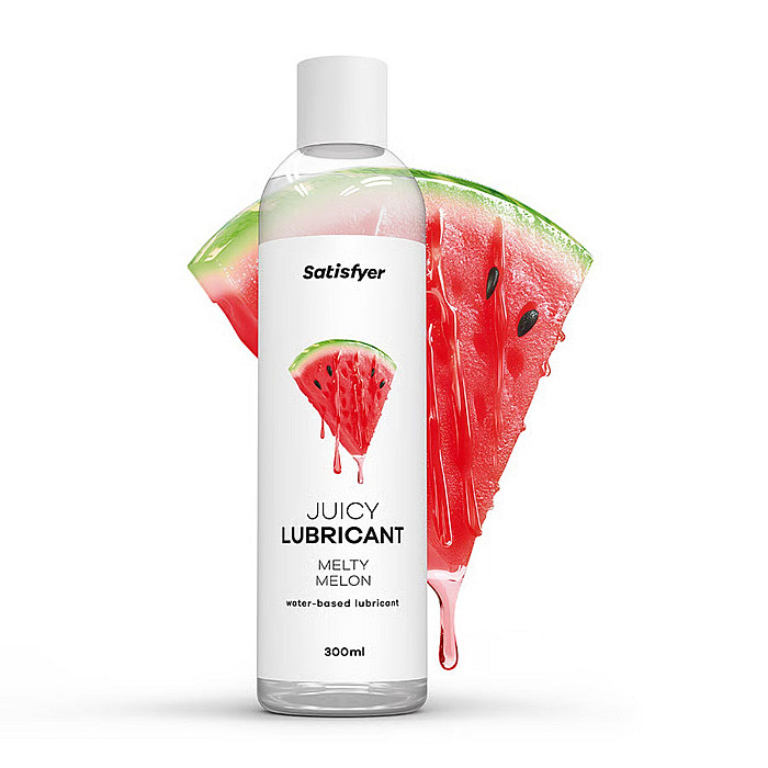 Лубрикант на водній основі Satisfyer Juicy Lubricant Melty Melon 300 мл (м'яте паковання!!!)