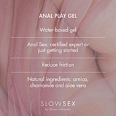 Анальный гель-смазка Bijoux Indiscrets Slow Sex Anal play gel (помяты упаковка и тюбик!!!)