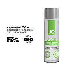 Розпродаж!!! Змазка на водній основі JO H2O Organic Aloe 240 мл (термін 01.05.2027)