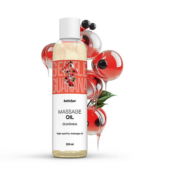 Розпродаж!!! Масажна олія Satisfyer Massage Oil Guarana 250 мл (термін 30.04.2027)
