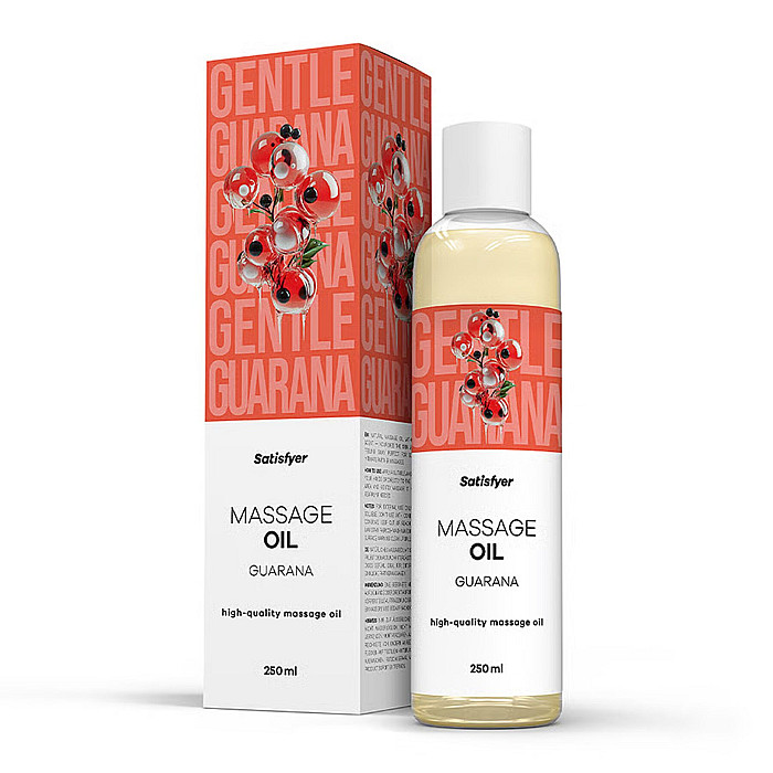 Розпродаж!!! Масажна олія Satisfyer Massage Oil Guarana 250 мл (термін 30.04.2027)