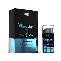 Жидкий вибратор Intt Vibration Ice (15 мл) (мятая упаковка!!!)