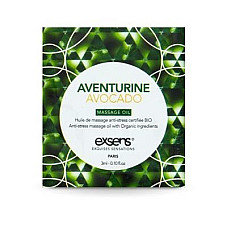 Пробник масажної олії EXSENS Anti-Stress Aventurine Avocado 3мл (термін 06.2026)
