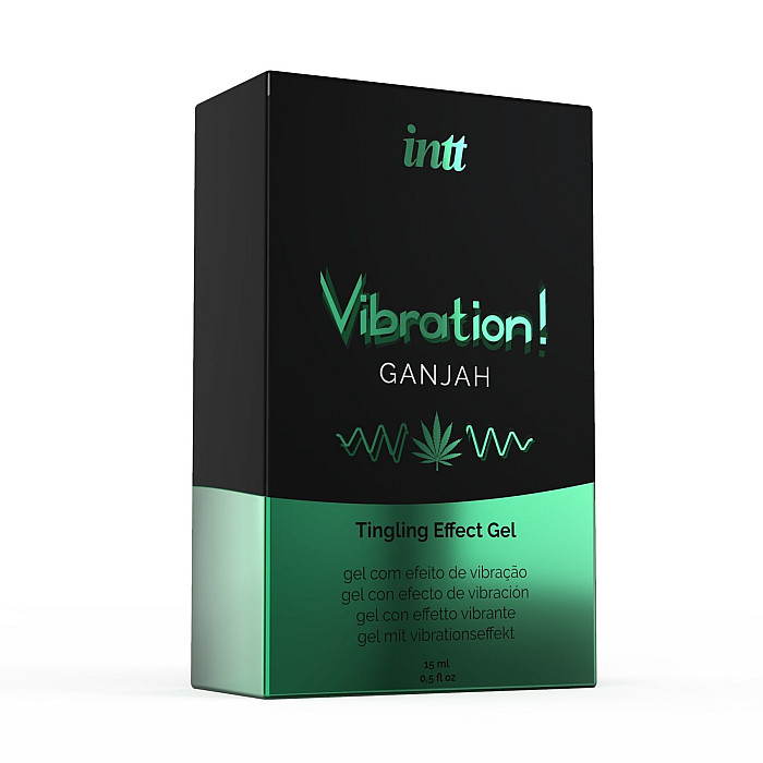Рідкий вібратор Intt Vibration Ganjah (15 мл) (без пакування!!!)