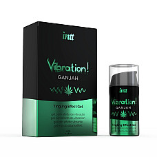 Жидкий вибратор Intt Vibration Ganjah (15 мл) (без упаковки!!!)