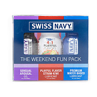 Распродажа!!! Набор Swiss Navy Weekend Fun Pack 3 х 30 мл (срок 05.03.2027)