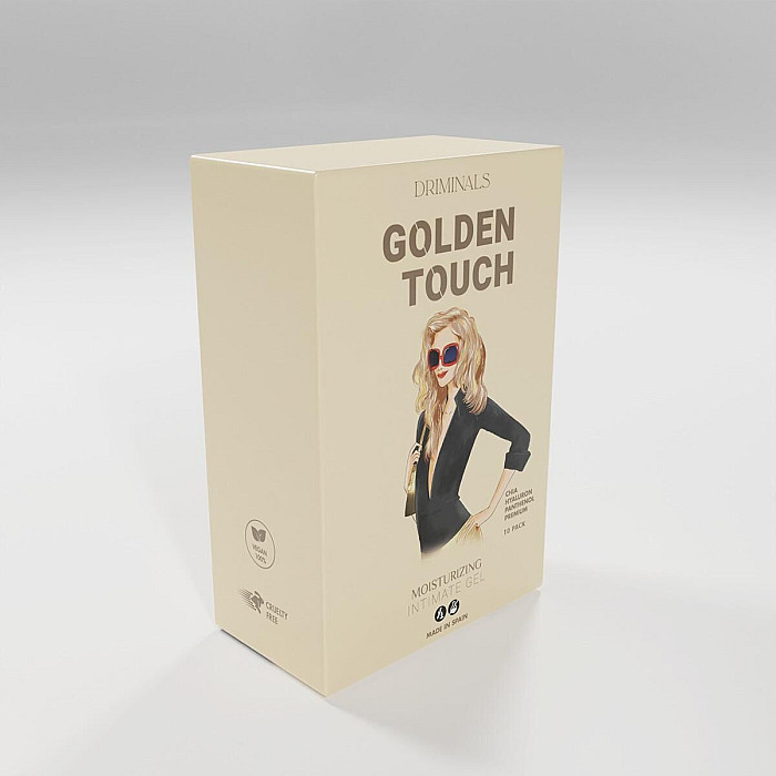 Розпродаж!!! Набір пробников гель-лубриканту Driminals Golden Touch 10 x 4 мл (термін 04.2027)