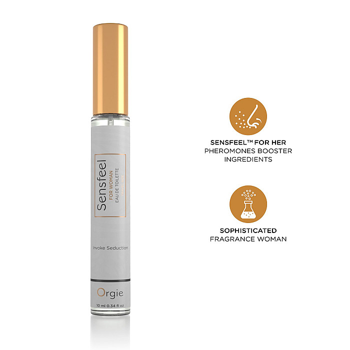 Женские духи с феромонами Orgie – Sensfeel for Woman Travel Size (10 мл), цветочно-фруктовый аромат
