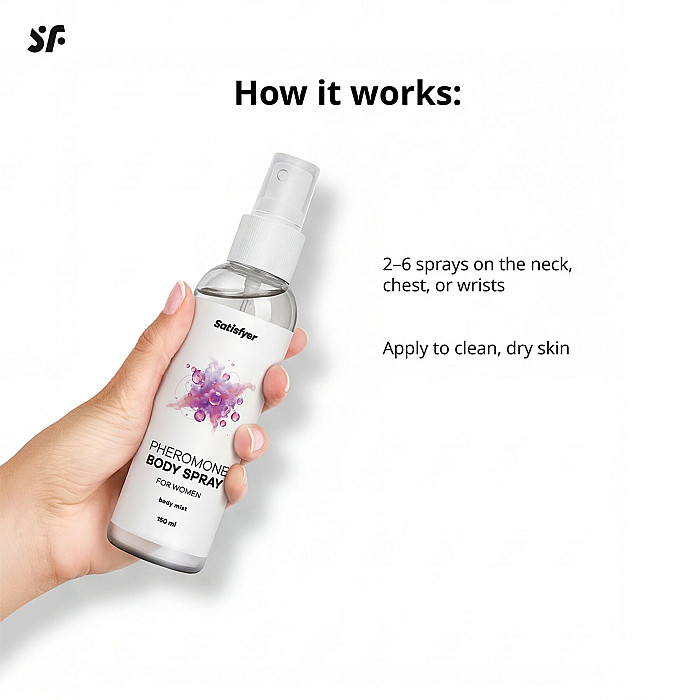 Спрей для тіла з феромонами Satisfyer Pheromones Body Spray For Women 150 мл
