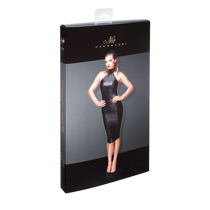 Платье-карандаш с мокрым эффектом Noir Handmade F160 Powerwetlook pencil dress, XL
