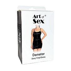 Лакированное платье Art of Sex - Demeter, цвет черный, размер XL