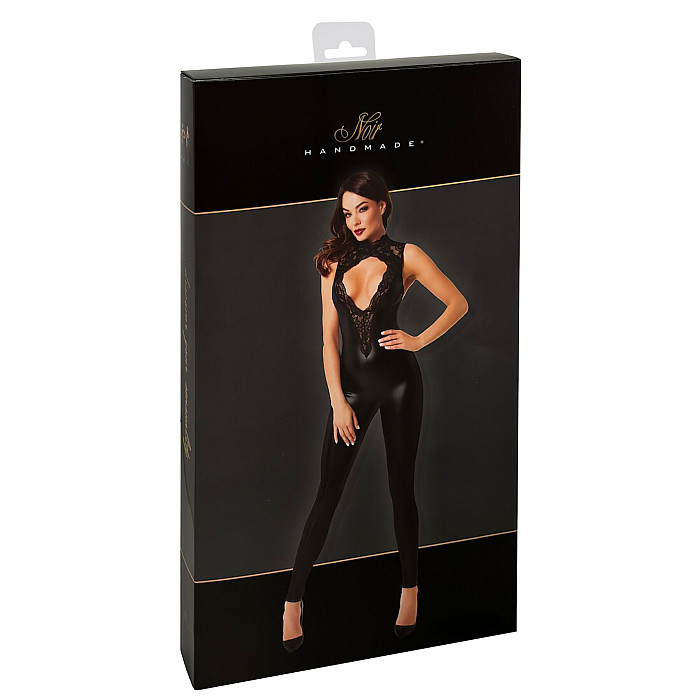 Комбинезон Noir Handmade F342 Powerwetlook and lace overall - XL