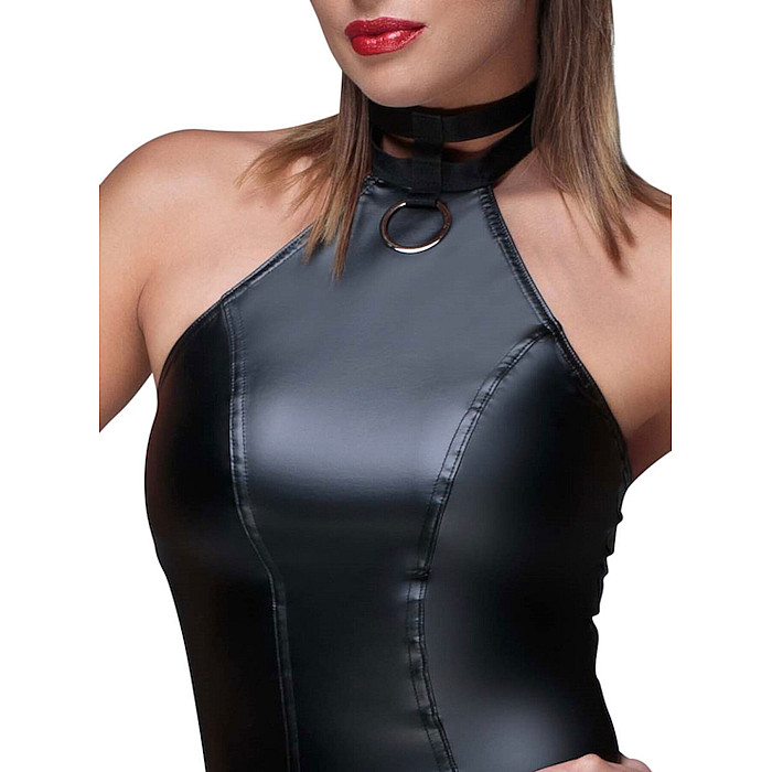Платье-карандаш с мокрым эффектом Noir Handmade F160 Powerwetlook pencil dress, 3XL