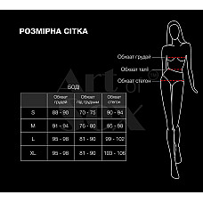 Виниловое боди с рукавами Art of Sex - Jessica, с эффектом мокрого бархата, размер S