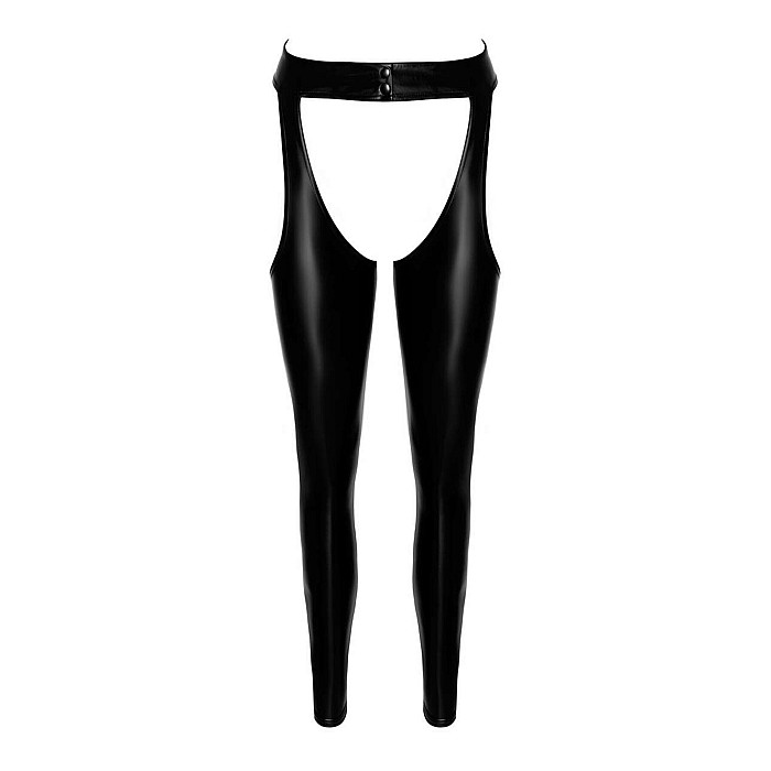 Легінси з відкритими стегнами Noir Handmade F323 Rebel wetlook chaps - XL
