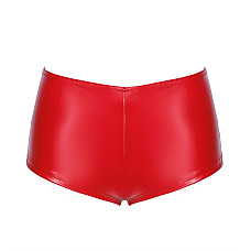 Шорты Noir Handmade F356 Red powerwetlook shorts - XXL