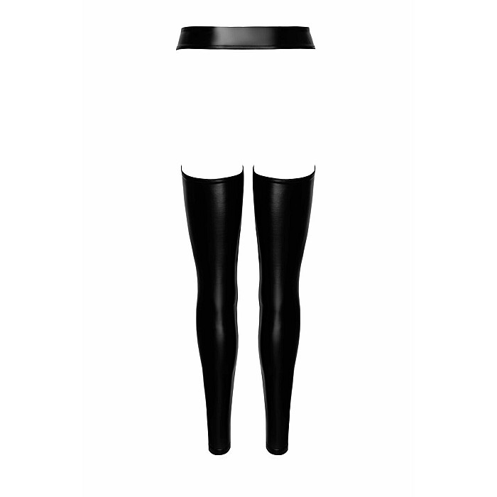 Легінси з відкритими стегнами Noir Handmade F323 Rebel wetlook chaps - XXL