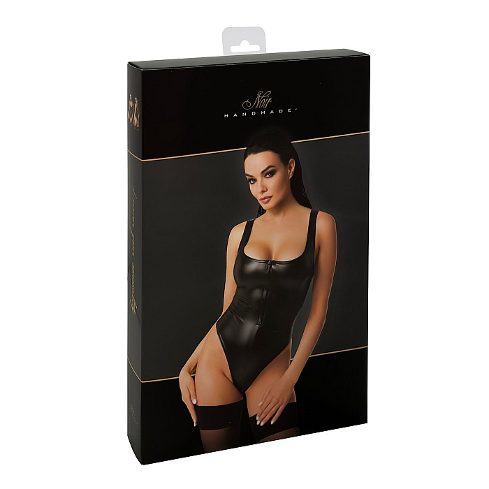 Боди Noir Handmade F333 Powerwetlook body - 3XL