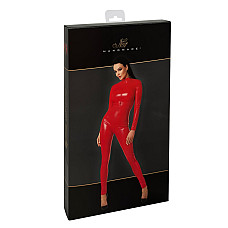 Комбинезон Noir Handmade F353 Red powerwetlook overall - 3XL