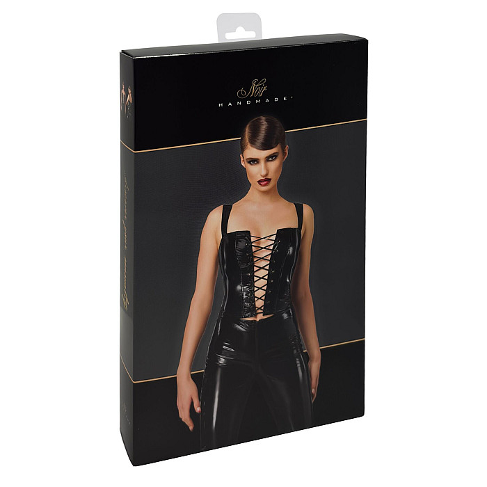 Корсет Noir Handmade F379 Dominae Frontbind PVC Corset Top M