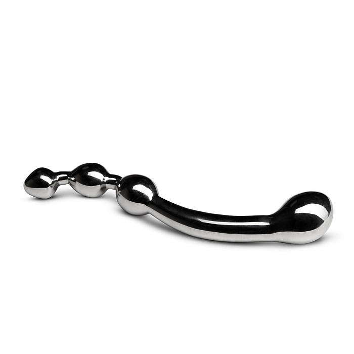 Анально-вагинальный стимулятор Sinner Gear Unbendable — Multi-Stim Pleasure Wand Metal Anal Dildo