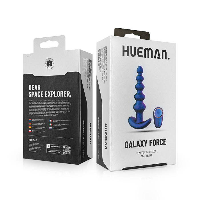 Анальный вибратор Hueman - Galaxy Force Anal Beads